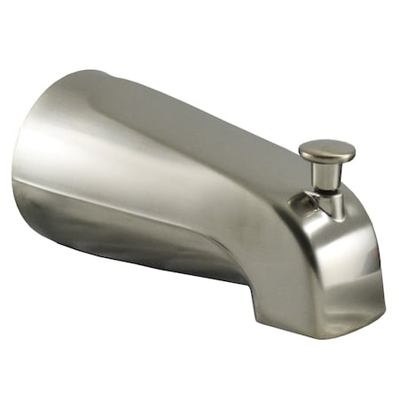 Jones Stephens Brushed Nickel 1/2in. CTS Diverter Spout with Slide Connection D0104BN